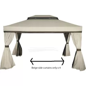3 x 4 Gazebo Mimosa SIDE WALLS ONLY Cairo Tent 4WD- New Outdoor living BBQ party - Picture 1 of 10