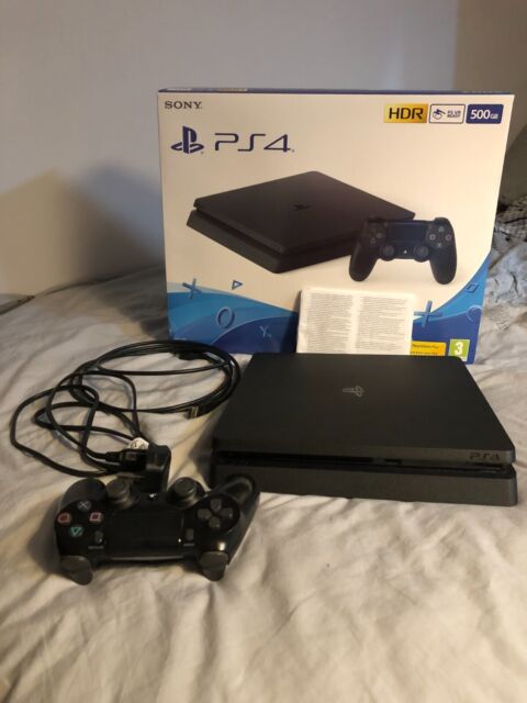 Playstation 4 (Ps4) Slim + 1 Controle + 9 Jogos Mídia Física, Console de  Videogame Sony Usado 94688993