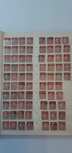 1864-79 SG43 - 44  1d Penny Red Stars 7 x full  Reconstructed Sheets 1763 stamps - Picture 1 of 24