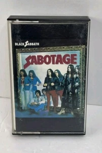 BLACK SABBATH SABOTAGE HEAVY METAL CASSETTE NEMS NEC 6018 England RARE Preowned - Picture 1 of 5