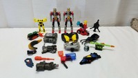 Vintage Transformers Action Figure Robot Lot G1 Parts Landmine K-9 Drill Bit Toy