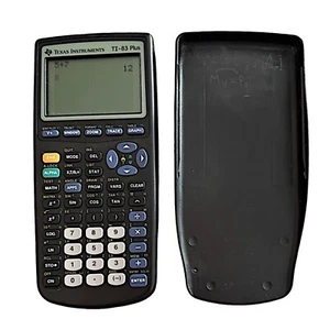 TEXAS INSTRUMENTS TI-83 Plus Graphing Calculator W/Cover & Batteries Works - Picture 1 of 7