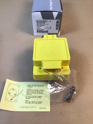 DANIEL WOODHEAD 69W48 WATERTITE FLIP LID TURNEX 1301470169 WET LOCATION 250V,30A