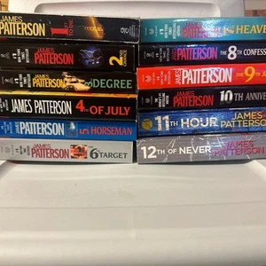 Lot Of 12 James Patterson PB Books 1-12 W/Maxine Paetro - Picture 1 of 9