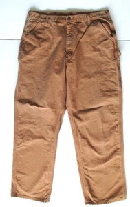 Carhartt Herren Hose Carpenter B11-BRN Loose Original Fit 40x34 Canvas Braun Arbeit - Bild 1 von 10