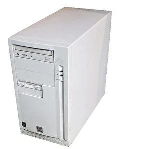 Retro QDI Pentium II 350 midtower PC, 128MB RAM, AGP CD & sound Windows 98 SE - Afbeelding 1 van 13