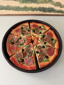 Pizza Hut 1988 de colección realista Play Food Supreme Pizza - Imagen 1 de 3