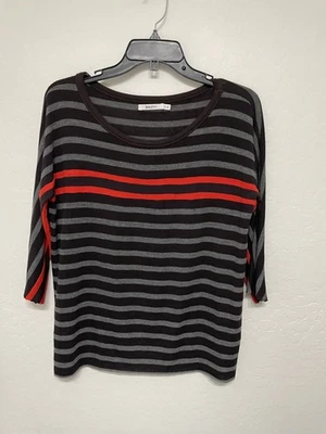 Bailey 44 Camiseta a Rayas o Top de Punto - Talla Mediana - Rtl $114 Foto 1 de 4