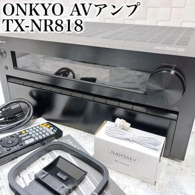 ONKYO TX-NR818 7.1ch AV Receiver Network Amplifier Black Tested - Image 1 of 4