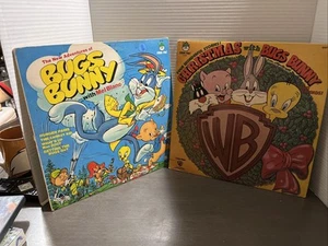 Bugs Bunny Looney Tunes Record Lot Vinyl Album Read Discription - Imagen 1 de 7
