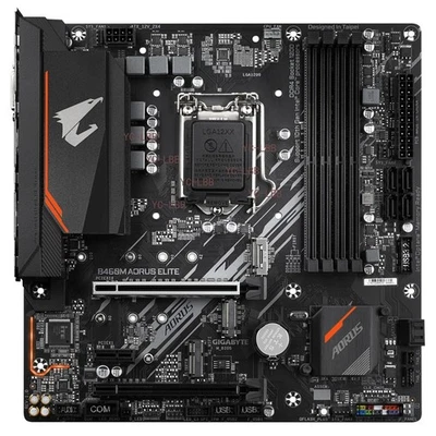 GIGABYTE B460M AORUS ELITE LGA1200 B460 DDR4 HDMI MATX Motherboard Tested - Image 1 of 4