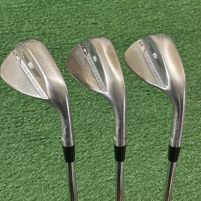 Titleist Vokey SM8 Wedge Set/ 50*08 F, 56*12 D, 60*14 K/ Wedge Flex Steel, RH - Image 1 of 4