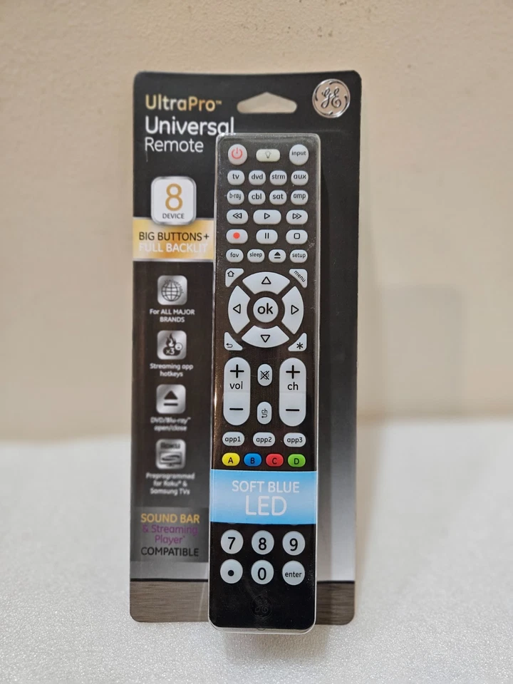 GE UltraPro Universal Remote - 8 Device New in package 37123 - Image 1 of 4