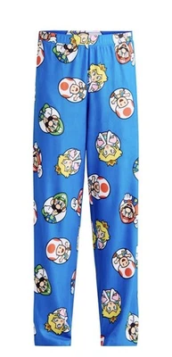 Super Mario Brothers Women’s Sleep Pants W/Pockets  SZ L (12-14) Pajamas  NWT - Photo 1/4