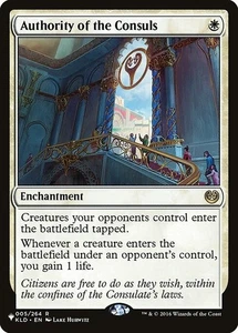 Authority of the Consuls x1 1x Mystery Booster 2 casi nuevo como nuevo Magic The Gathering - Imagen 1 de 1