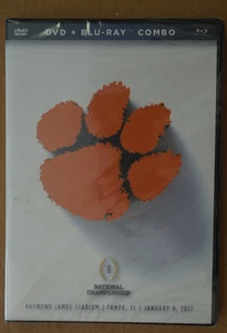 2016-17 CFP National Championship DVD + Blu-Ray * CLEMSON VS ALABAMA * NEW - Imagen 1 de 2
