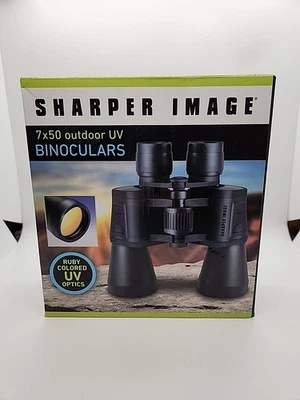 Sharper Image 7x50 Outdoor UV BINOCULARS Carrying Case New In Box - Image 1 of 4