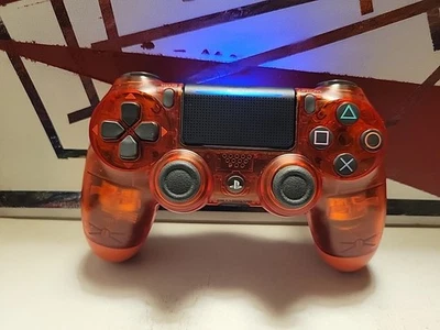 Controle PlayStation 4 PS4 Sony DualShock 4 fabricante de equipamento original - Cristal vermelho - Imagem 1 de 4