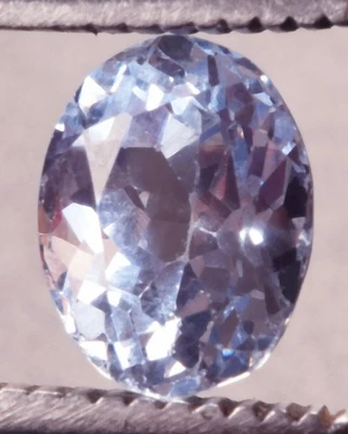 11.00 Cts. Natural Light Blue Aquamarine Oval Shape Certified Gemstone - Image 1 of 4