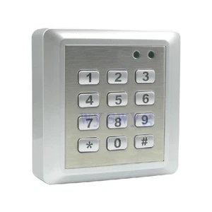 Waterproof RFID 125KHz Door Access Control Reader + Keypad LED light 5pcs Cards - Picture 1 of 4