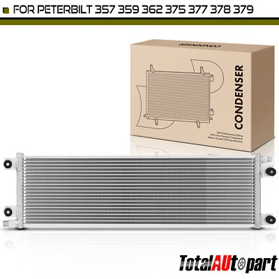 New A/C Condenser w/ Bracket for Peterbilt 357 359 362 375 377 378 1985 86-94 - Image 1 of 4