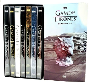 Game Of Throne Complete 7 Seasons 1-7 TV 34 DISC DVD Set HBO Subtitles Pre-owned - Picture 1 of 2
