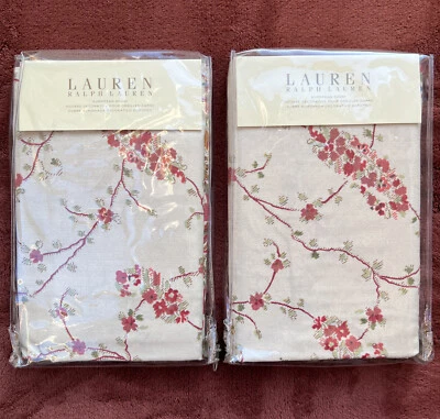Set of 2 Lauren by Ralph Lauren Mirabeau Paisley English Standard Shams New $284 - Image 1 of 4