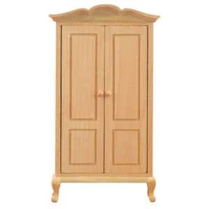 Holzmöbel Modell Baby Puppenstube Kleiderschrank Mini Miniatur Ornament - Bild 1 von 12