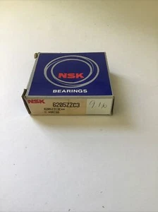 NSK 6205ZZC3 DEEP GROOVE BALL BEARING - Picture 1 of 3