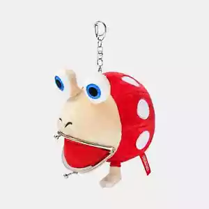 Pikmin Red Bulborb Plush Clasp Coin Purse Keychain from Japan Excluisive - Picture 1 of 4