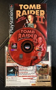 Tomb Raider II 2 Sony PlayStation PS1 Complete w/ Registration Card Tested/Works - Picture 1 of 10