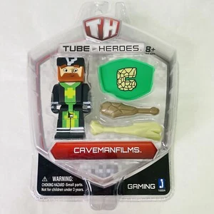 Figura de acción Tube Heroes CavemanFilms con accesorios Jazwares nuevo sellado - Imagen 1 de 3