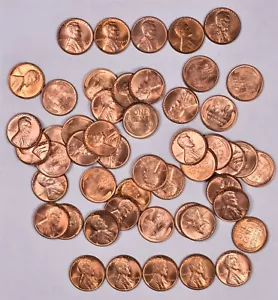 1946 Lincoln Wheat Penny Cent - BU Roll - Picture 1 of 2