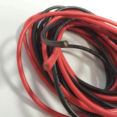 14AWG Gauge Silicone Wire Flexible Stranded Copper Cables 1M for RC black red - Image 1 of 4