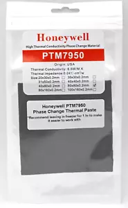 Honeywell PTM7950 80x80mm Phasenwechsel Wärmeleitpaste Laptop CPU Grafik - Bild 1 von 1