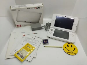 Nintendo 3DS LL XL Konsole Weiß Region Japan mit OVP - Bild 1 von 13