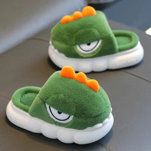 Adorable Warm Dinosaur Slippers for Kids - Cozy, Safe & Non-Slip Booties - Perfe - Picture 1 of 43