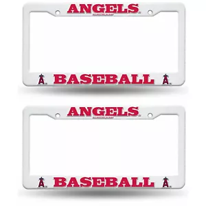 NEW LA Angels Baseball Plastic License Plate Frame 6.5'' x 12.5'' Inches - 2PC - Bild 1 von 1