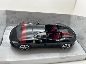 1:43 BURAGO Ferrari Monza Sp2 2018 Black BU36049Z Model - Picture 1 of 2