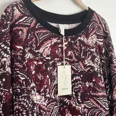 JOIE| Sudadera con Hombro Caído Estampado Floral Calleigh Talla L Nueva con Etiquetas Agujeros para los Pulgares Foto 1 de 4
