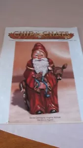 Chip Chats Wood Carvers Magazine Nov Dec 1993 Santas Ornaments National - Picture 1 of 21