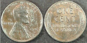 1943 D Lincoln Cent, copper clad steel cent. - Picture 1 of 1