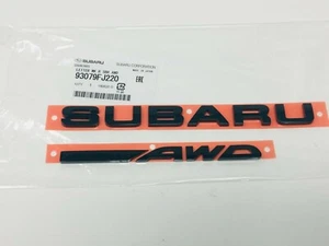 2017 Subaru Crosstrek AWD Rear Tailgate Letter Marker Nameplate 93079FJ220 OEM - Picture 1 of 1