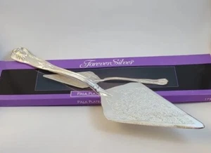 Servidor de pasteles servidor enchapado en plata esterlina - Imagen 1 de 10