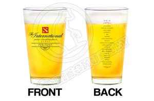 DOTA2 2014 TI4 Pubstomp Pub Stomp Pint Glass - GENUINE (NOT FROM CHINA) - Picture 1 of 1