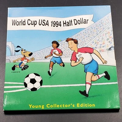 1994 D World Cup USA BU Half Dollar Coin Young Collector's Edition OGP - Image 1 of 4