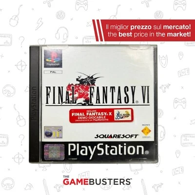 Final Fantasy 6 (VI) - Sony Playstation 1 (PS1) PAL ITA usato - Retrogaming - Immagine 1 di 4