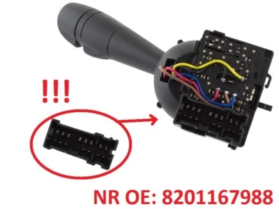 INTERRUTTORE COMANDO DEVIO LUCI PER DACIA DOKKER DUSTER LODGY LOGAN SANDERO II  - Imagen 1 de 4