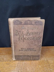 Mrs. Beeton's All About Cookery Illustrated 1905 New Edition Enlarged & Revised - Imagen 1 de 8