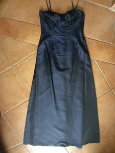 Cocktailmode, Abendkleid, dunkelblau, Gr. 38, lang - Bild 1 von 6